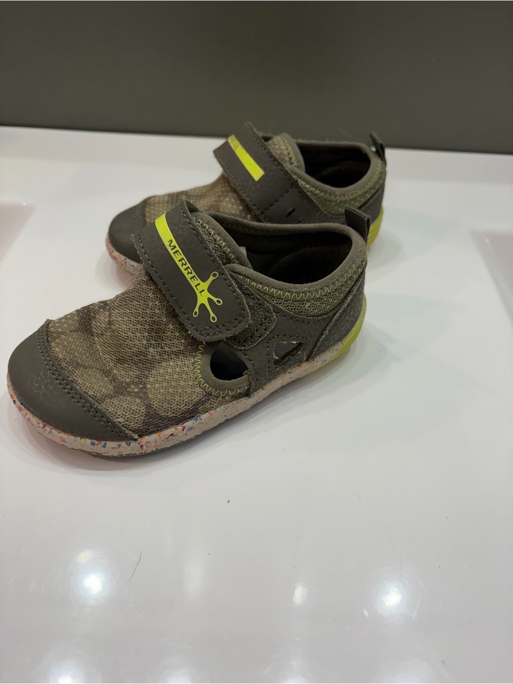 Merrell Kids Olive Green Barefoot Shoes